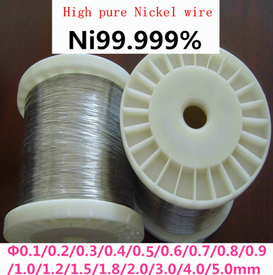 99.6% 순수 니켈 와이어 Ni200 Ni201 0.25mm 니켈 미그 와이어