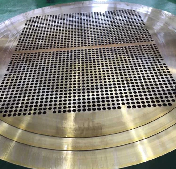 304L 구리 입히는 판 ASTM C52100 산업 열교환기를 위한 금관 악기 입히는 관판
